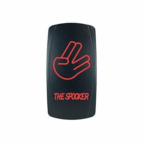 12-24V Car THE SPOCKER 12V 20A Toggle Rocker Switch Blue LED Light 5Pin ON OFF