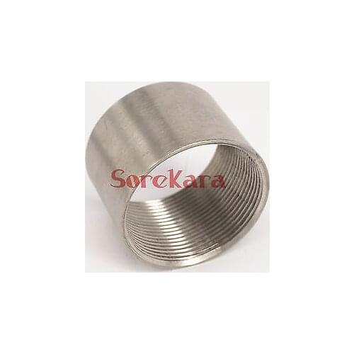 2" BSP Female Thread 304 Stainless Steel Pipe Fitting Full Socket Round Connector for water oil air