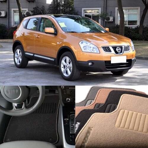 5pcs Premium Auto Fabric Nylon Anti-slip Floor Mats Carpet For Nissan Qashqai 2007-2020
