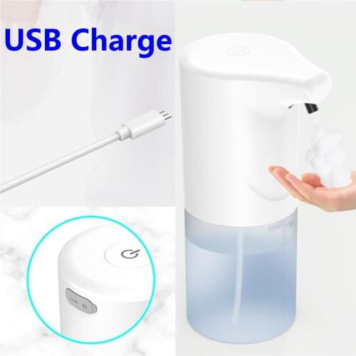 Touchless Automatic Soap Dispenser USB Charging Smart Infrared Sensor Foam Soap Dispenser Hand Washer Touchless Hand Sanitizer