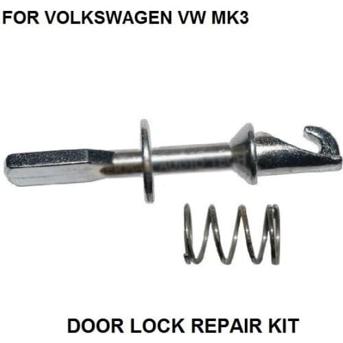 X2 set FOR VOLKSWAGEN VW MK3 L/R DOOR LOCK CYLINDER SPRING + PADDLE REPAIR KIT GOLF JETTA
