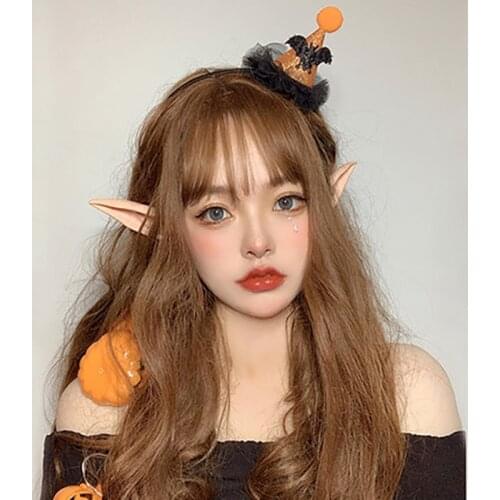 Halloween Cosplay Fake Elve Garniture Imitation Ear Fairy Vampire Parody Rubber Toys Childrens Gift Supply Festival Accessories
