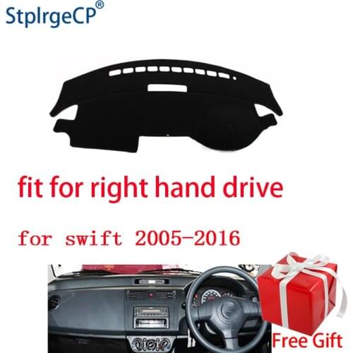Car Dashboard Cover Mat for Suzuki Swift Sport 2005-2010 Right Hand Drive Dashmat Pad Dash Mat Covers Dashboard Accessories