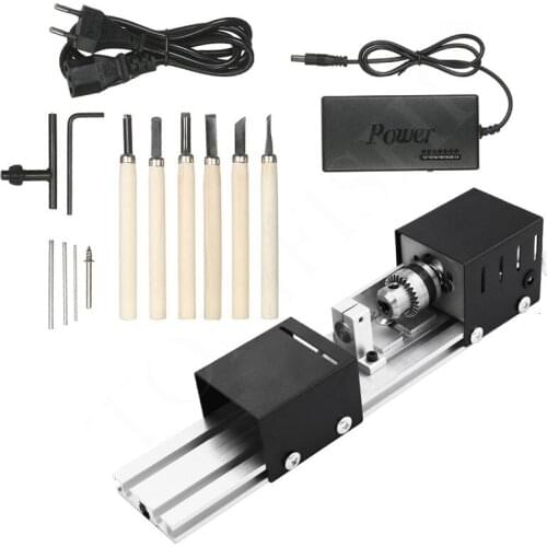 Twilight Multi-function Mini-lathe Grinding and Polishing Ball Ball Ball Fozhu Machine Mini-diy Woodworking Lathe