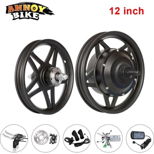 12 inch Motor Wheel Kit Bicicleta Electrica Hub Motor 36V48V250W Electric Bicycle Motor Drive Wheel Ebike Motor High Speed