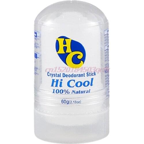 Natural Rhinestone Deodorant Alum Stick Body Odor Remover Antiperspirant 60g #H056