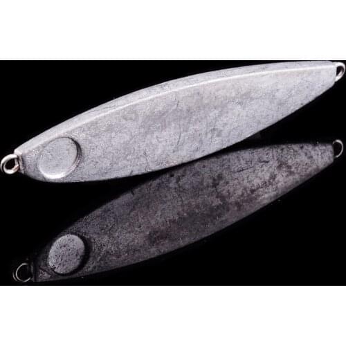 20pcs Unpainted Blank VIB Slow Jigs Metal Bait Lures Fish Jig Fishing Lure Spoon Artificial Hard Jigging Hooks Fishing Tackle