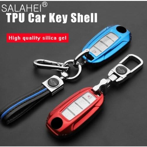 New Soft TPU Car Remote Key Case Cover For Infiniti QX50 2020 New QX60 4 Button Auto Key Protection Fob Holder Shell Accessories