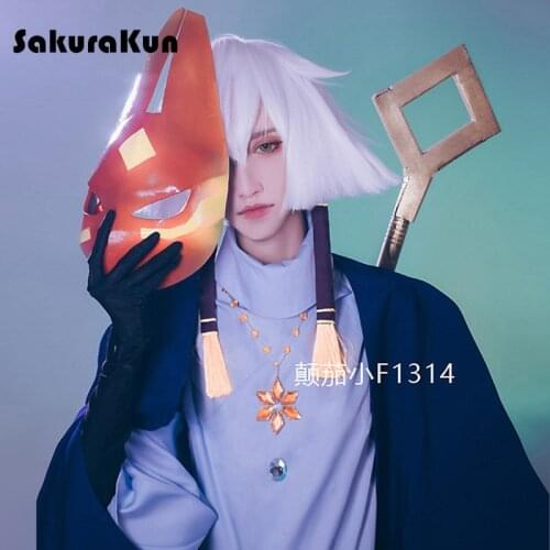 White Cosplay Wig for Sky Children of Light Daleth Cosplay Cute Lolita Harajuku Hair Wig for Halloween Party with C