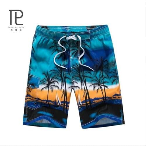 Tailor Pal Love Quick Drying Men Beach Swimwear Shorts For Swimming Surfing and Sports Breathable Short pants