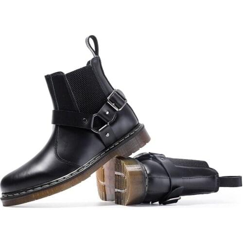 Мужские ботинки челси QOPLYEE China At AliExpress