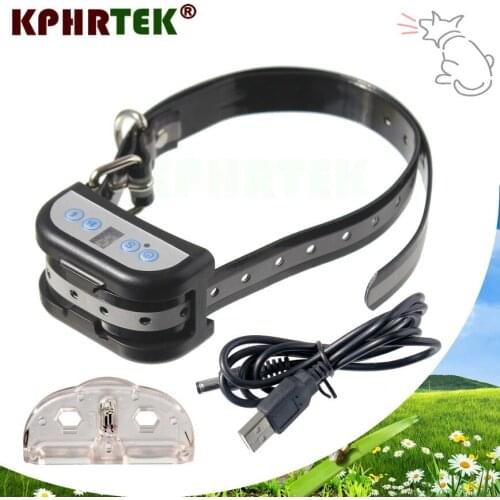 Adjustable No Bark Collar KD820 Shock Vibration and beeper Anti Bark Electronic Collar 15-28nf