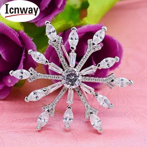 Rhinestone inlay silver Plated brooch 4cm For DIY bracelet necklace Free shipping wholesale