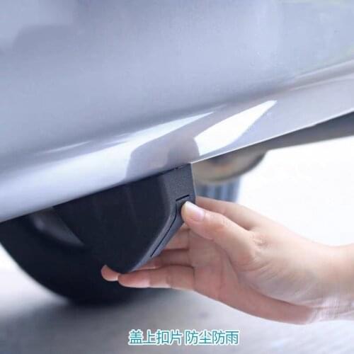 4pcs Universal Car Rear Bumper Cast Shark Spoiler For Skoda Octavia Fabia Rapid Superb Yeti Roomster