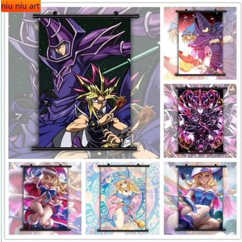 Yu-Gi-Oh Duel Monster Dark Mage Girl Anime 5D Diamond Mosaic Diamond Painting DIY Full Diamond Embroidery Home Decor