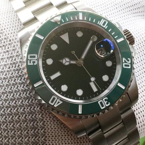 2021 green mens watch top brand luxury sapphire watch waterproof automatic mechanical watch mens fashion sport 316L steel cloc