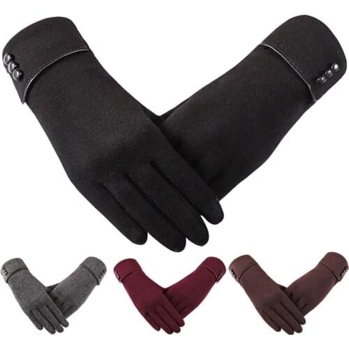Women Touch Screen Winter Gloves Autumn Warm Gloves Wrist Mittens Driving Ski Windproof Glove luvas guantes handschoenen