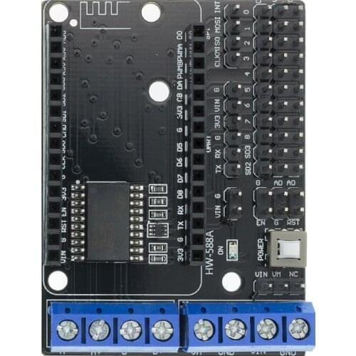 10PCS NodeMCU Motor Shield Board L293D for ESP-12E from ESP8266 esp 12E kit diy rc toy wifi rc smart car remote control