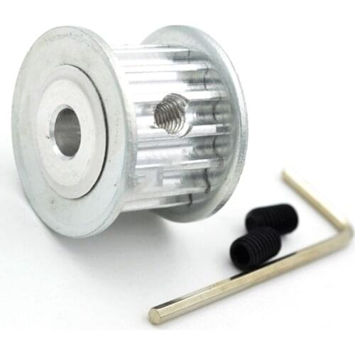 20 Teeth HTD 5M Synchronous Timing Pulley, Bore 5/6/6.35/7/8/10/12/14/15/16/17/18/19mm, For Belt Width 15/20mm, HTD5M 20T