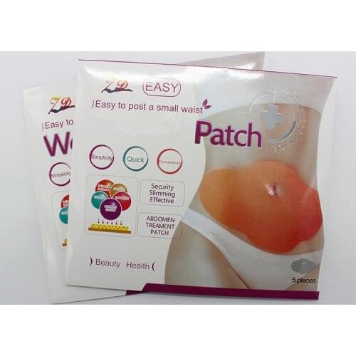 5 Pcs/ Box New Hot Sell Abdomen Weight Loss Fat Stomach Slim Patch burning Slimming Patch 100 Natural Ingredients