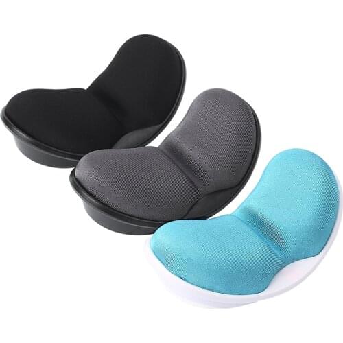 Memory Foam Nonslip Mouse Pad Wrist Support Pad Cushion for Office, Computer, Laptop, Lightweight for Wrist Pain Relief