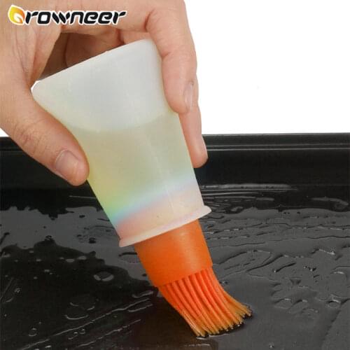 Kitchen Basting Oil Brush Colorful Silicone BBQ Tools Baking Liquid Cake Butter Bread Pastry Brush Heat Resistance Spice Tool