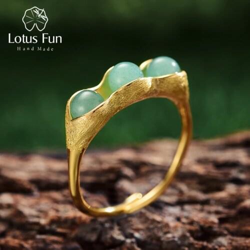 Women's Gold Rings Lotus Fun China