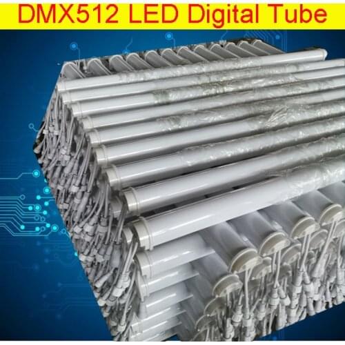Best Price 24V DMX512 LED Digital tube full colour tube for building facade lighting DC12V 48LEDs/m DMX512 RGB LED digital tube