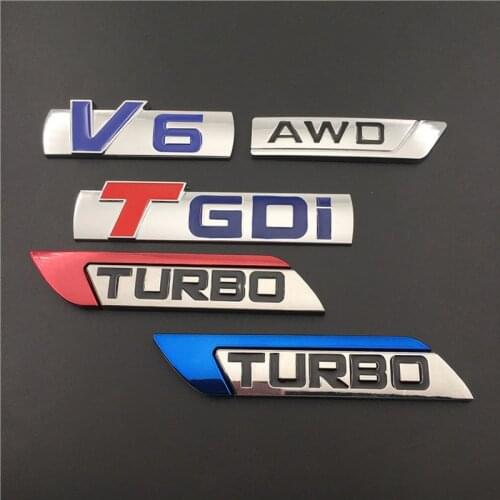 Car Metal Badge Rear Trunk Styling Stickers for Land Rover Mitsubishi Toyota Skoda Benz Smart Dodge Mazda Hyundai Opel Peugeot