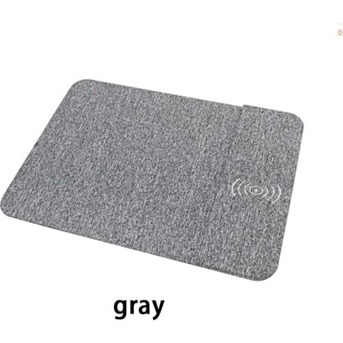 Mobile Phone Wireless Charger Computer Mouse Pad Charging Mat for Office Desktop Phone charger computer mouse pad in one