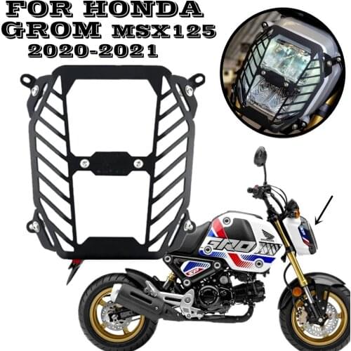 The new motorcycle Front cover headlight shield grill case guard for HONDA GROM MSX125 SF Grom msx125 2020-2021