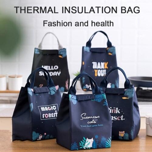 Fresh Cooler Bags Oxford cloth Portable Oxford Lunch Bags