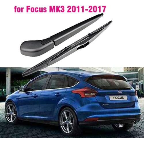 Car Rear Wiper Arm + Blade Kit for FORD FOCUS MK3 HATCHBACK 2011 2012 2013 2014 2015 2016 2017