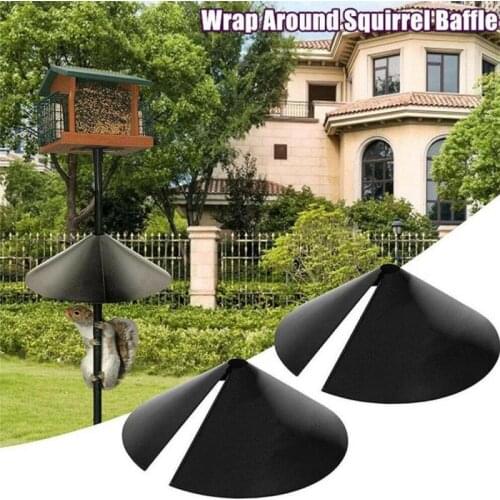 Wrap Around Squirrel Raccoon Baffle Foldable Hangable Baffle Protect Bird Houses From Squirrels Raccoons And Rodents Wholesale