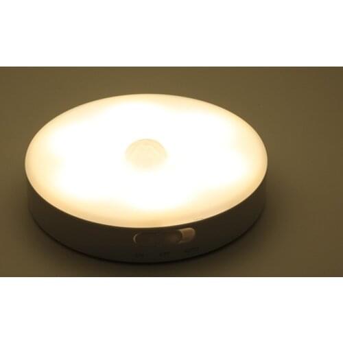 Light control Lamp Infrared sensing Motion Sensor Night Light Bedroom Led USB Rechargeable Indoor Corridor Lamp