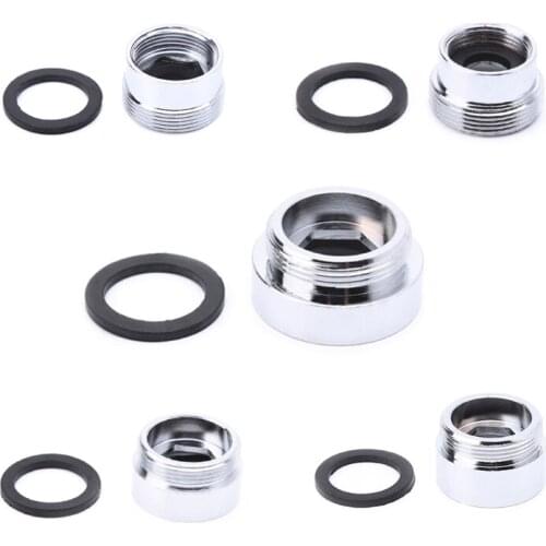 Solid Metal Adaptor Inside Thread Water Saving Kitchen Faucet Tap Aerator Connector