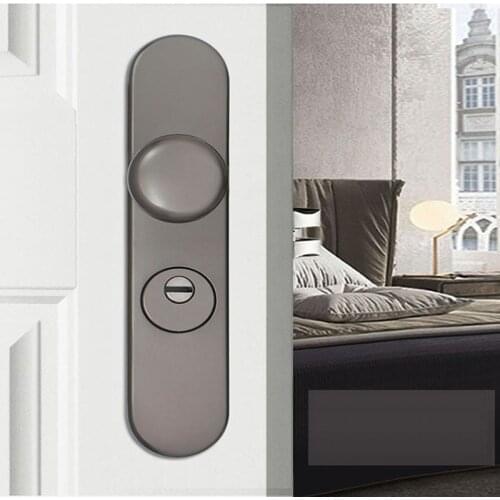 Universal Anti-theft Mortise Entrance gate handle Anti-explosion Security Ball Door lock Handle fix distance 235mm