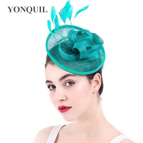 Wedding Fashion Hair Fascinator Hats Women Show Race Headwea Bridal Gorgeous Wedding Headpiece Headband Mesh Party Accessories