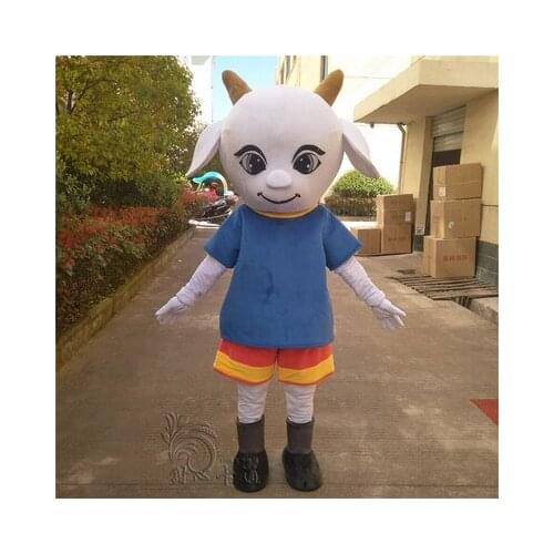 Sheep Mascot Costume Cosplay Cartoon Set Fancy Dress Party Halloween Christmas Birthday Party PerformanceCustom Toys Gifts