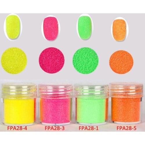 1/128 0.2mm Neon Candy-Looking Mix-Color Glitter Powder Laser Glitter Decoration 1 Box 10ml jar Neon glitter powder6