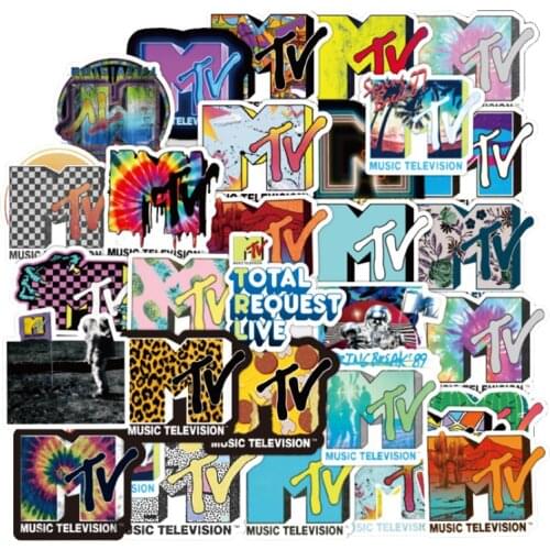 10/30/50PCS Fashion Classic LOGO Cartoon Graffiti Car Trunk Laptop Guitar Skateboard Waterproof Decorative Stickers Wholesale