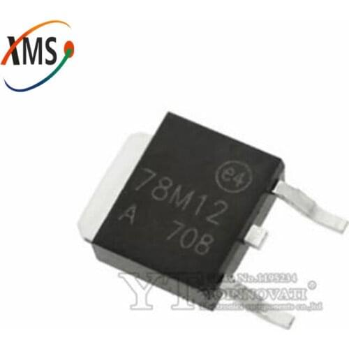 20PCS 78M12 TO-252 L78M12CDT TO252 L78M12 TO-252-2(DPAK) 12V voltage regulator new and original
