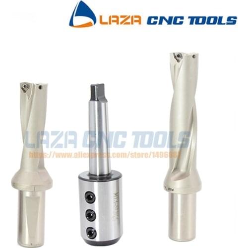 2D 3D U drill 30.5mm-35mm SP/WC Carbide Inserts 31 32 33 34 35mm U dril,coolant High speed drill Use for boring/Mill machine