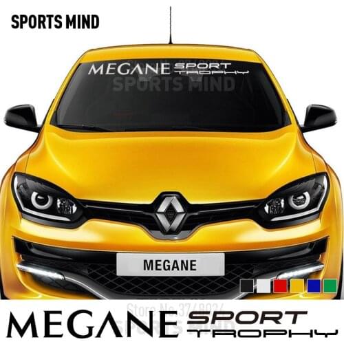 5 Pieces Vinyl Car Styling For Renault Megane R.S. Trophy-R GT Auto Accessories Car Windshield Stickers Decals Automobiles