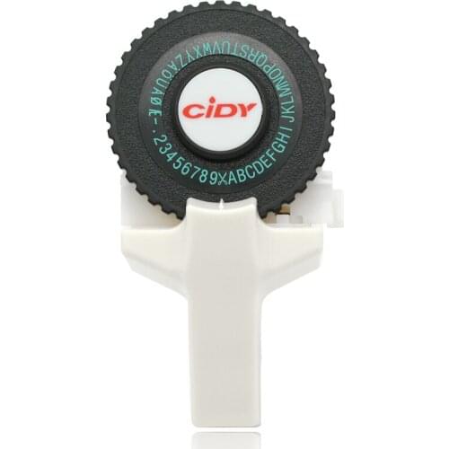 White 3D Embossing Label Maker for MOTEX E101 Upgrade Version C101 Mini DIY Manual Typewriter fit for 9mm 3D label Tape