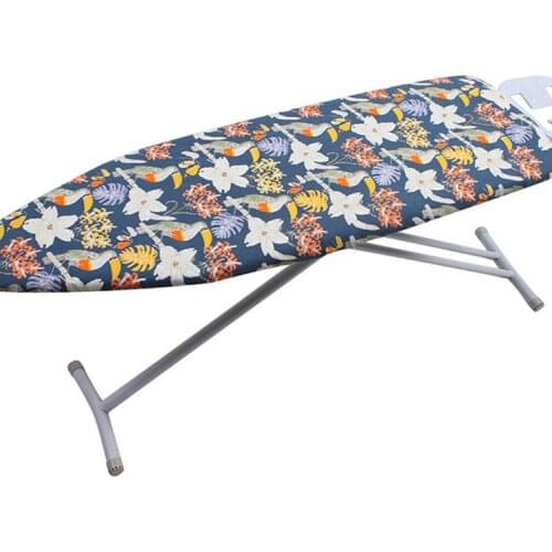 140*50CM Ironing Board Cover Printed Pattern Cotton Ironing Board Cover Protection Non-slip High Temperature Resistant For Home