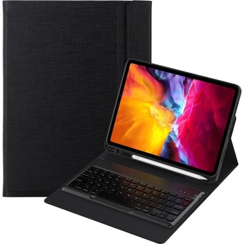 Case For iPad Pro 11 12.9inch 2020 Wireless Bluetooth Keyboard Case with Pencil holder Tablet TPU+PU Leather Stand Cover Hot