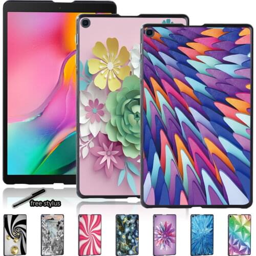 Back Case for Samsung Galaxy Tab S5e T720 T725 10.5"/Tab S6 Lite 10.4"P610 P615/Tab S7 T870 T875 11" Slim Tablet Hard Shell Case