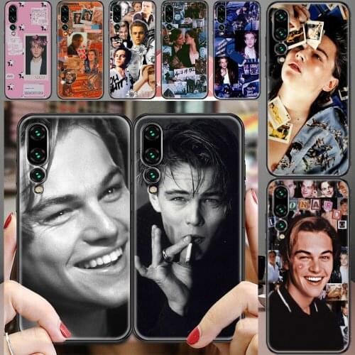 Leonardo Dicaprio Actor Phone case For Huawei P Mate P10 P20 P30 P40 10 20 Smart Z Pro Lite 2019 black fashion waterproof pretty
