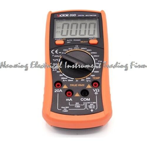 Fast arrival VICTOR 89B 3 1/2 Digital Multimeter with stronger antimagnetic and anti-interferential function